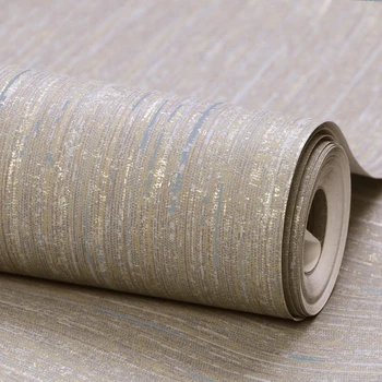 Современные льняные обои из травяной ткани Серо-коричневого цвета из нетканого волокна льна, текстурированные однотонные обои для стен гостиной и спальни