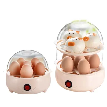 Пароварка для яиц с защитой от сухого горения, автоматическое отключение питания, многофункциональный бытовой бойлер для яиц, маленький