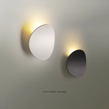 Настенный светильник прикроватная лампа для спальни настенный светильник для гостиной минималистичный дизайнерский креативный черно-белый светильник для прохода
