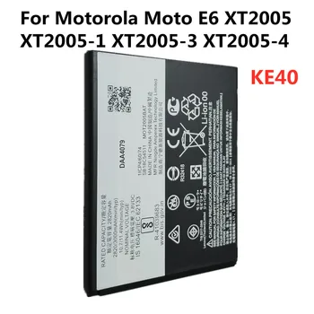 Высококачественный Сменный Аккумулятор Мобильного Телефона KE40 3000 мАч Для Motorola Moto E6 XT2005 XT2005-1/3/4 Сменный Аккумулятор
