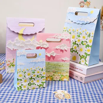 Картина маслом Подарочный пакет Сумка для упаковки цветов Портативные сумки для покупок Многоразовый пакет для упаковки конфет Принадлежности для свадьбы, Дня рождения