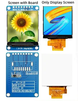 IPS 1,54 дюймов 12 P/8 P/10 P HD TFT ЖК-дисплей Экранный модуль ST7789 Drive IC 240 (RGB) * 240 SPI Интерфейс