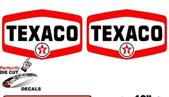 Для x2 TEXACO бензиновые винтажные наклейки на бензонасосы 1960-х годов Наклейки с надписями на станционные насосы