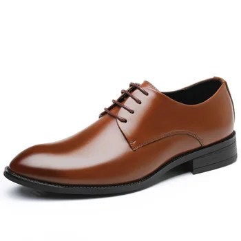 2023 Мужская Официальная Обувь Модные Кожаные Деловые Офисные Свадебные Модельные Туфли Zapatos De Hombre Мужская Обувь Бесплатная Доставка Плюс 47 48