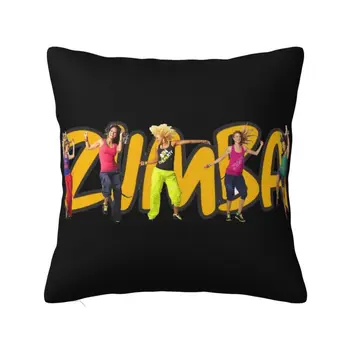 Наволочка для фитнеса Zumba, домашний декор, подушки для танцовщиц, подушка для дивана с двусторонней печатью