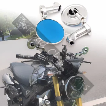Для SUZUKI B-King DL1000 DL650 V-Strom GSR600 Мотоциклетные Зеркала Заднего Вида С Круглыми Поворотами Боковое Зеркало Заднего Вида Алюминиевые Аксессуары