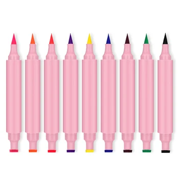 Частная треугольник этикетка штамп жидкую подводку для глаз на заказ оптом красочные розовые коробки быстрый сухой многоцветный водонепроницаемый глаз лайнера ручка макияж
