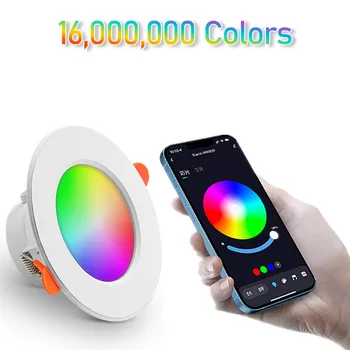 RGB светодиодная неизменяемая волшебная лампа Tuya Smart 10 Вт 85-265 В RGBCW ночник для приложения Smart Life Alexa Google Home Яндекс Алиса