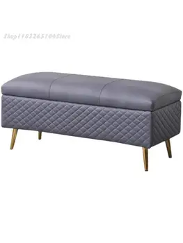 Простой диван, табурет прямоугольной формы, можно использовать для сидения, бытовой табурет для смены обуви, шкаф, табурет для хранения, ящик для хранения