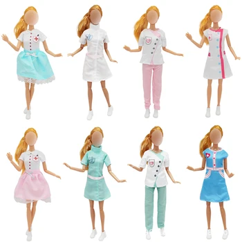 Сцена с костюмом доктора и медсестры, косплей, одежда для Барби, аксессуары для 11-дюймовых кукол, аксессуары для Барби