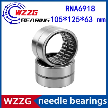 Подшипник WZZG RNA6918 105*125*63 мм (1 шт.) Игольчатые роликовые подшипники с цельным кольцом Без внутреннего кольца 6634918 Подшипник 6354918