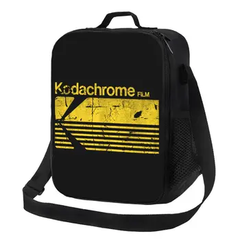 Винтажная фотография, Многоразовый ланч-бокс Kodak Kodachrome для водонепроницаемого фотографа, Кулер, Термоизолированная сумка для ланча