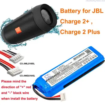 Аккумулятор OrangeYu 6000mAh MLP912995-2P для JBL Charge 2 Plus, Charge 2 +, проверьте место соединения 2 красных и 2 черных проводов