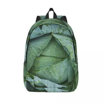Рюкзак с принтом капусты Мужской Рюкзак для школьников Женский Рюкзак для ноутбука большой вместимости