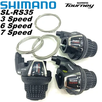 Shimano Tourney SL-RS35 3x6s/3x7s 18 скоростей 21 скорость MTB велосипеда Поворотный рычаг переключения передач Запчасти для велосипеда