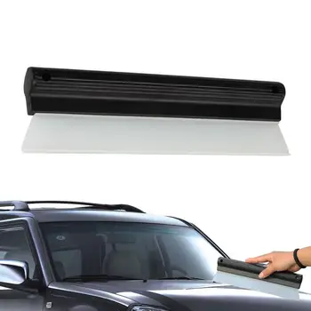 Скребок для лобового стекла Силиконовый Гибкий водяной нож Ручной автомобильный V-образный силиконовый водяной нож для протирания окон автомобиля или дома