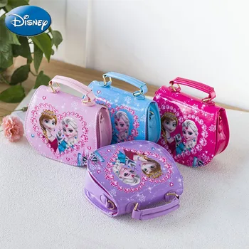 Disney Frozen 2 Сумки через плечо, сумка через плечо с принтом принцессы Эльзы Анны, модная сумка для девочек, мультяшная сумка-мессенджер, детский подарок