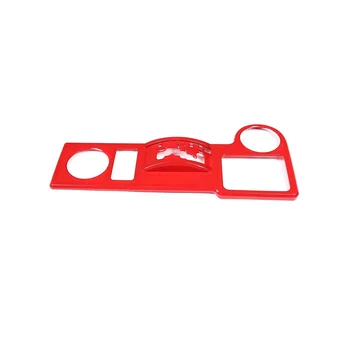 Защитная накладка панели переключения передач автомобиля для Toyota FJ Cruiser 2007-2021 Аксессуары, ABS Красный