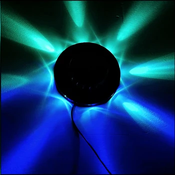 5 Вт USB RGB Со звуком, вращающийся диско-светильник, светодиодный шар для вечеринки, сценический стробоскоп