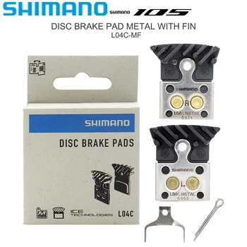 SHIMANO 105 Дисковые Тормозные Колодки для Шоссейного MTB Велосипеда Mental с Ребром L04C-MF для Deore XT SLX R9150 R8050 R7100 Di2 R7000 4700 GRX Part