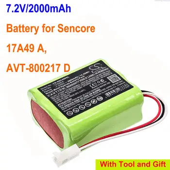 Аккумулятор OrangeYu емкостью 2000 мАч 17A49 A для Sencore 17A49 A, AVT-800217 D