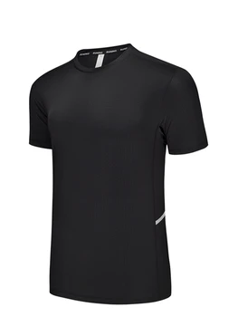Мужские футболки для фитнеса Easticity Gym Sports Run С коротким рукавом, дышащие быстросохнущие футболки для бодибилдинга, спортивная одежда для тренировок