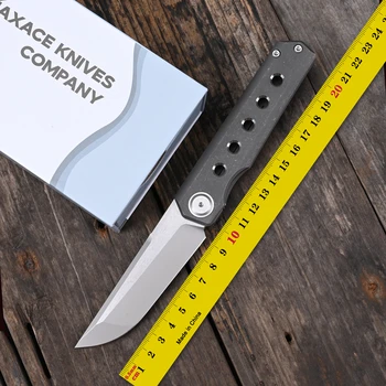 2023 Maxace Енотовидная Собака Складной Нож Титановая Ручка S90V Лезвие Открытый Охотничий Кемпинг Edc Тактические Ножи Для Выживания Инструменты Подарок