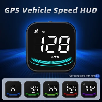 Автомобильный дисплей HUD-Head Up, Проектор предупреждения о превышении скорости, GPS, Электронная сигнализация
