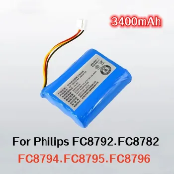 3400 мАч Для Philips FC8792 FC8782 FC8794 FC8795 FC8796 аккумулятор робота-подметальщика