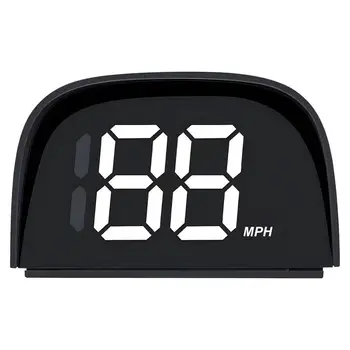 Предупреждающий дисплей для автомобилей Автоматическая скорость автомобиля Hud GPS Спидометр Предупреждение о превышении скорости Измерение пробега Дисплей спидометра Hud