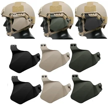 Для быстрого крепления трубки диаметром 21 мм Зажим для фонарика Тактический держатель для Страйкбола Защита ушей Тактический шлем для лица Велосипедный шлем
