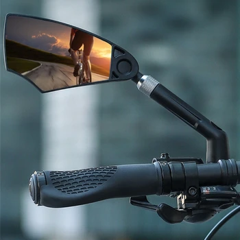 Универсальное велосипедное зеркало, руль, Зеркало заднего вида, Регулируемая на 360 градусов ручка, зеркало для велосипедов и мотоциклов