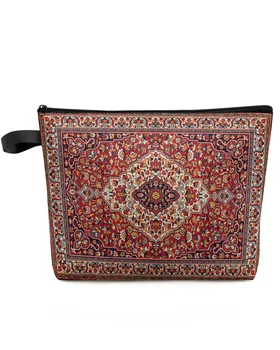 Винтажная Цветочная косметичка в индийском богемном стиле, сумка для путешествий, женские косметические сумки, Туалетный Органайзер, Пенал для хранения