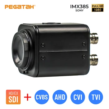 2-МЕГАПИКСЕЛЬНАЯ Камера Видеонаблюдения HD-SDI EX-SDI 6 В 1 Security Mini Broadcast Box SDI с Экранным Меню Sony IMX385 60 кадров в секунду