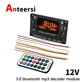 Плата Bluetooth-декодера Плата MP3-декодера Автомобильные аудиоаксессуары с цветным дисплеем FM-аудиомодуля