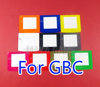 2 шт. Сменных пластиковых красочных экранов для Gameboy Color Аксессуары для ремонта GBC Крышка объектива Консоль
