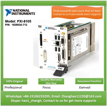 Двухъядерный встроенный контроллер NI PXI-8105 для PXI
