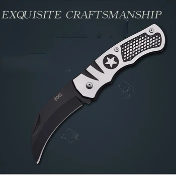 Новый Уличный нож из нержавеющей стали для выживания в кемпинге Многофункциональный Мини-складной нож Портативный Фруктовый Складной Нож