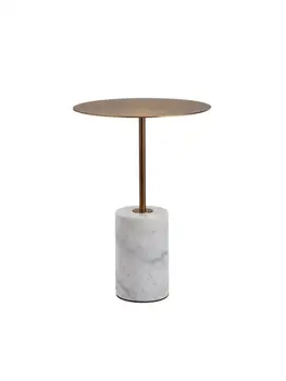 Чайный столик Креативная минималистичная комбинация диванов в скандинавском стиле Маленький журнальный столик Дизайнерский золотой мрамор Маленькие угловые столики