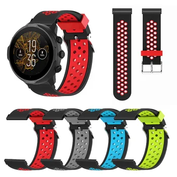 Силиконовый ремешок для наручных часов Suunto 9 7 Baro/Suunto D5 Spartan Sport HR/Baro Smart Watch с дышащим ремешком и браслетом Correa Wristbands