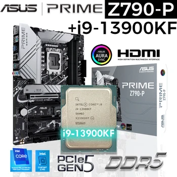 Материнская плата Настольный процессор Combo i9-13900KF + Материнская плата ASUS PRIME Z790-P D5 PCIe5.0 Socket LGA1700 Комплект процессоров 13-го поколения