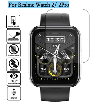 Мягкая пленка из ТПУ для часов Realme Watch 2/2 Pro Watch, водонепроницаемая пленка, защитная пленка для экрана, аксессуары для часов
