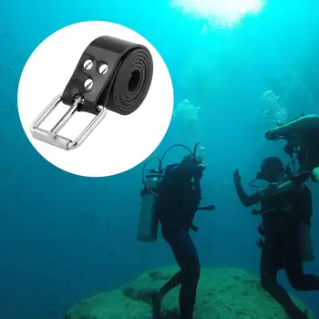 Регулируемый силиконовый утяжелитель для дайвинга с пряжкой из нержавеющей стали для водных видов спорта, подводный спорт, синий доступ для плавания