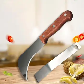Нож для чистки дуриана Легко открывающийся Прочный Гладкий Портативный нож для чистки фруктов для магазина фруктов Кухонные принадлежности для приготовления пищи