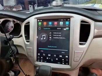 Автомагнитола Tesla Screen для Toyota Highlander 2005 Toyota KLUGER 2003 Android 13 GPS Автомагнитола Мультимедийный видеоплеер Головное устройство