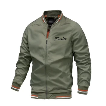 2023 Новая мужская куртка для гольфа, высококачественная модная спортивная мужская куртка для гольфа, повседневное пальто, топ