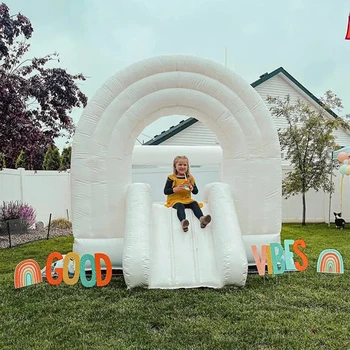 Коммерческий белый замок Бокунси для детей, надувной батут, свадебный батут, прыгающий для взрослых с воздуходувкой, бесплатная доставка