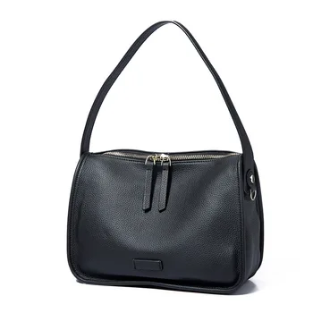 Кожаная сумка-подушка, женская нишевая высококачественная текстура, сумка через плечо на одно плечо, универсальная сумка для пригородных поездок, сумка подмышками