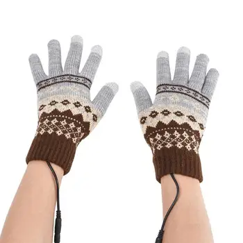 Перчатки с подогревом, Перчатки с сенсорным экраном, перчатки на все пальцы, Перчатки для верховой езды с электрическим подогревом, зимние теплые перчатки для катания на лыжах