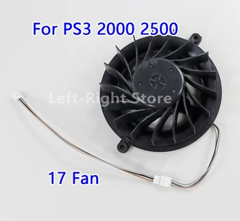 3ШТ Сменный охлаждающий вентилятор с 17 лопастями Внутренний охлаждающий вентилятор Cooler для Sony Playstation 3 Ps3 Slim